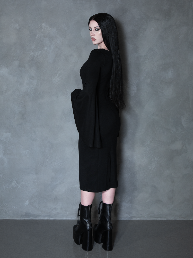 PRE-ORDER - Witching Hour Wiggle Dress in Black