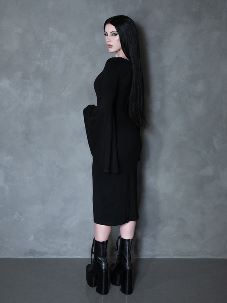 PRE-ORDER - Witching Hour Wiggle Dress in Black