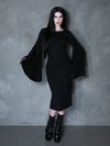 PRE-ORDER - Witching Hour Wiggle Dress in Black