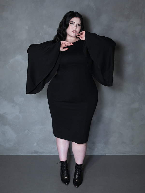 Witching Hour Wiggle Dress in Black