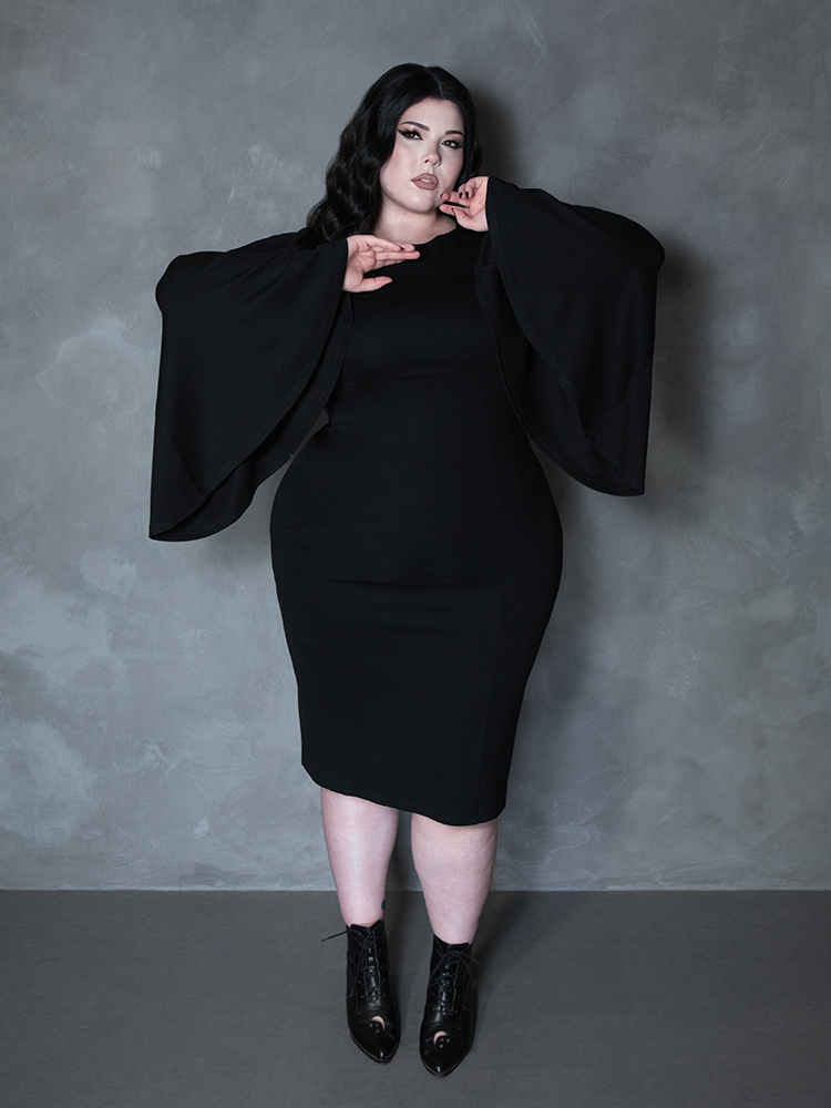 Witching Hour Wiggle Dress in Black