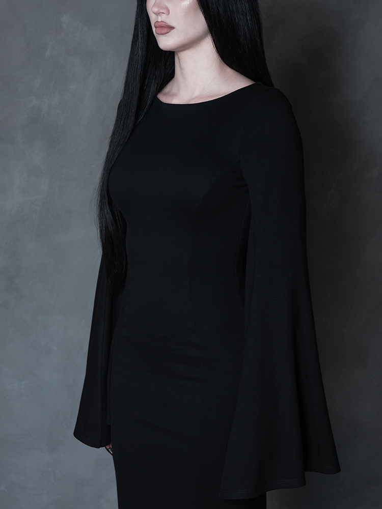 PRE-ORDER - Witching Hour Wiggle Dress in Black