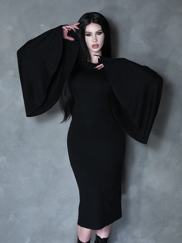 PRE-ORDER - Witching Hour Wiggle Dress in Black