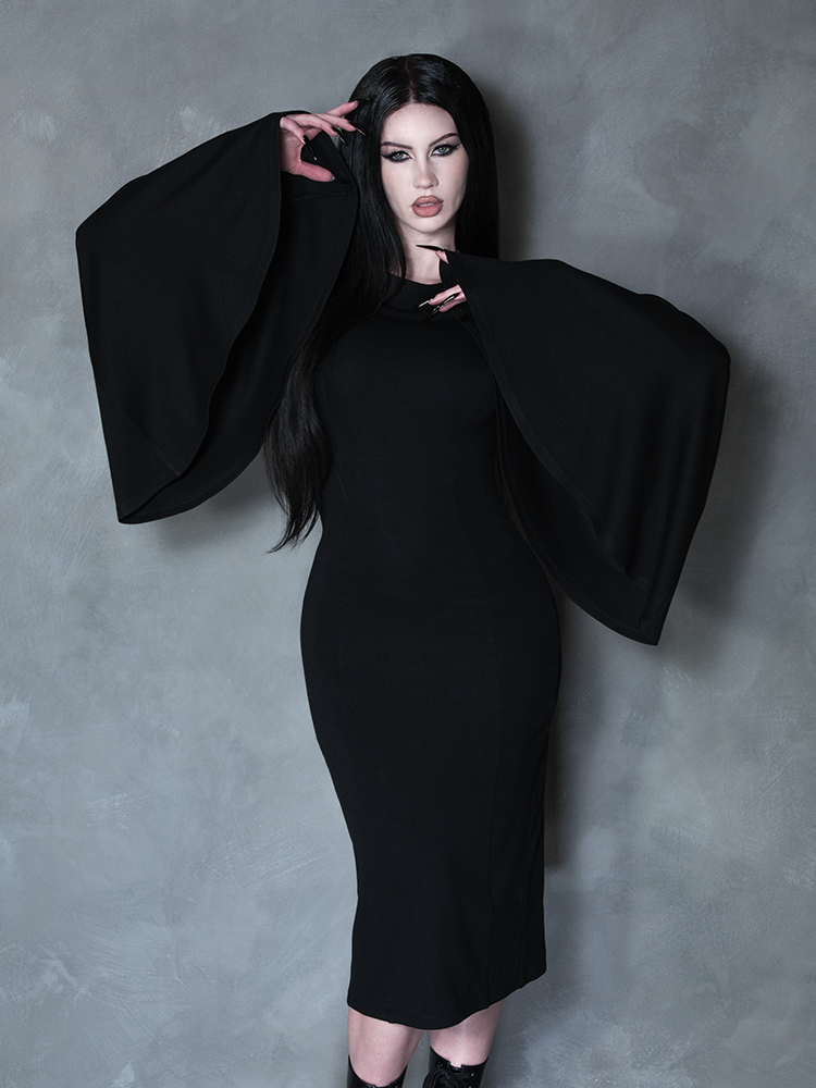 PRE-ORDER - Witching Hour Wiggle Dress in Black