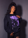 The Ghost Sweatshirt from the Beetlejuice collection offered by La Femme en Noir.