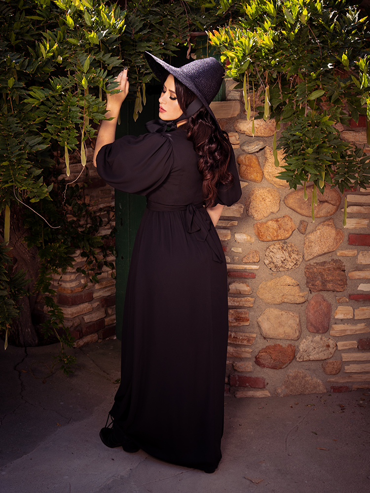 Odyssey Maxi Dress in Black | Goth Style Clothes – La Femme En Noir