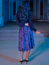 The back of the Tim Burton's CORPSE BRIDE™ Gothic Tales Skirt in Beyond the Veil Print from La Femme en Noir.