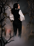The Sleepy Hollow Ichabod Pants in Black photographed from the back.