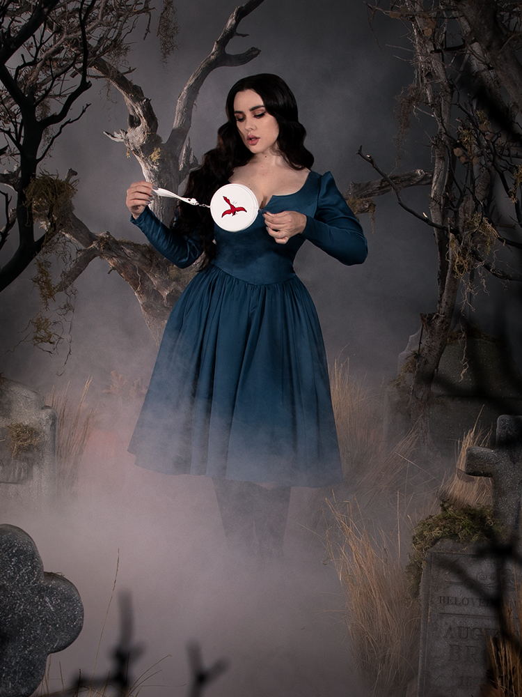 Sleepy Hollow™ The Lady Crane Dress in Vintage Blue | Gothic Dresses ...