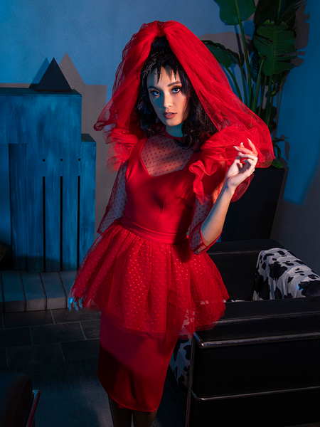 Lydia from hot sale beetlejuice red dress