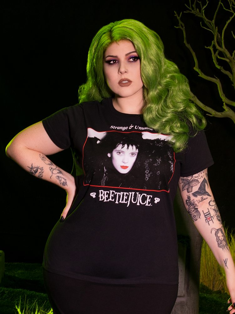 BEETLEJUICE™ Lydia Dead Tee | Glamorous Gothic Clothing – La Femme En Noir