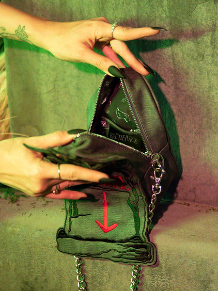 chanel green crossbody handbag