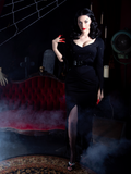 Heather Black channeling her inner Vampira wears the Vampira® Show Gown.